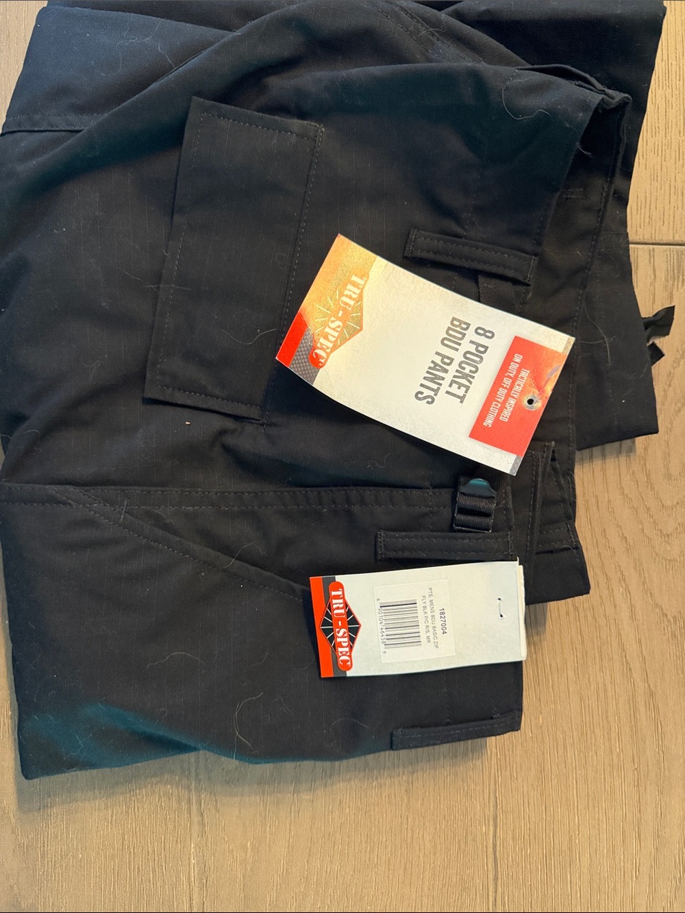 Unbranded Black Men's Cargo Pants - 8 Pocket Utility Style